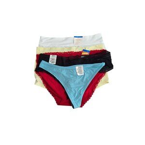 Women Size XL Bundle of 5 Brand Panties Briefs Thongs Bikini NEW See Description